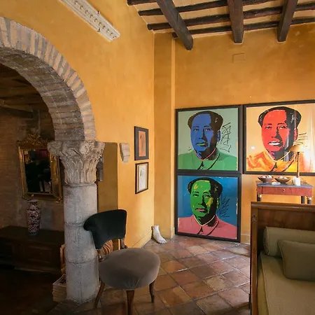 The Trastevere Painter Penthouse Apartmán